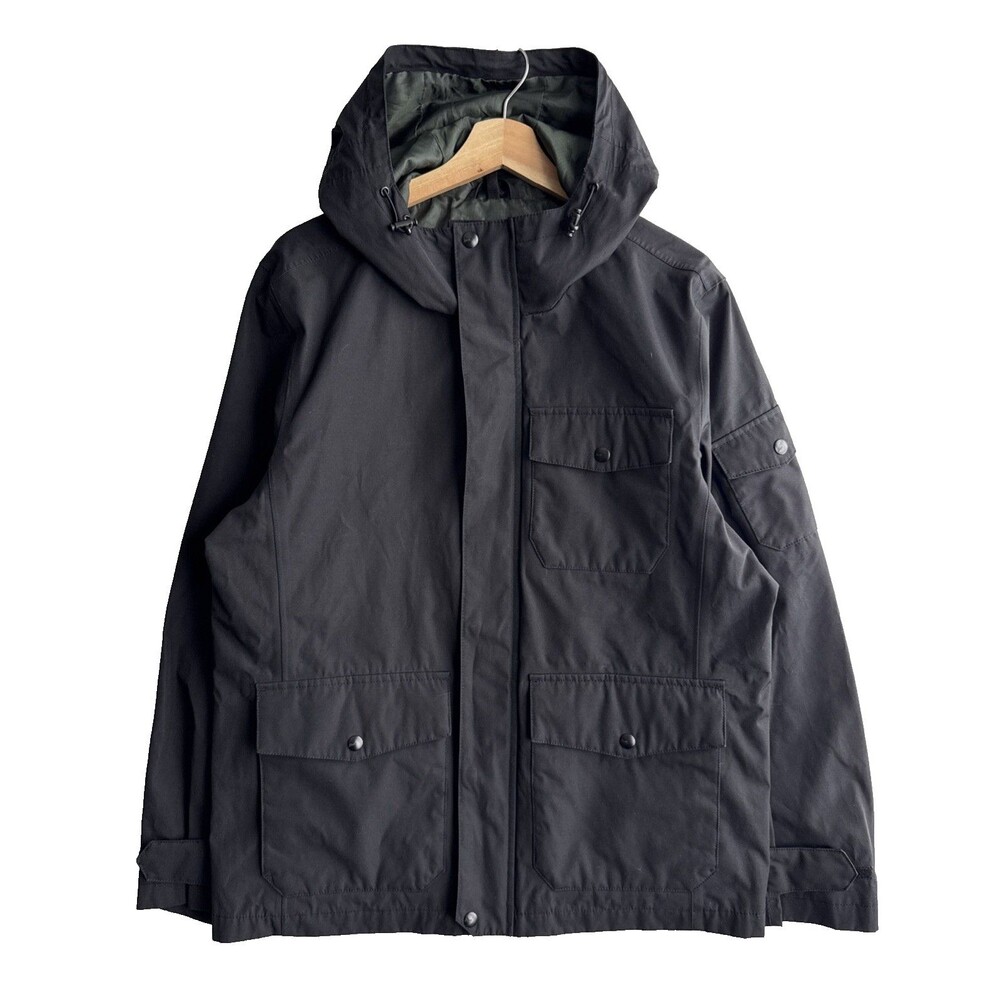 G.H. Bass & Co. For Hard Service Men’s Medium Hooded Black Jacket